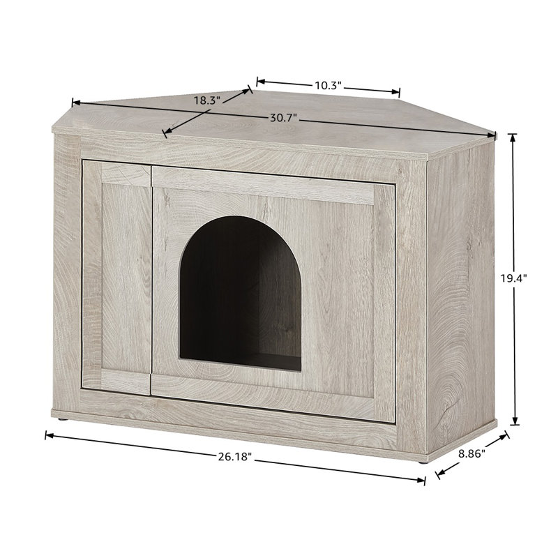 Homer litter box enclosure hotsell